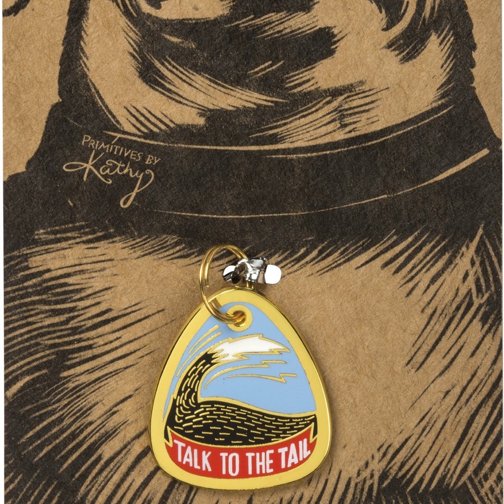 🆕 Pet Dog Collar Charm Tag - Talk to the Tail